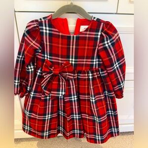 18month plaid Christmas dress - excellent condition one once for holiday